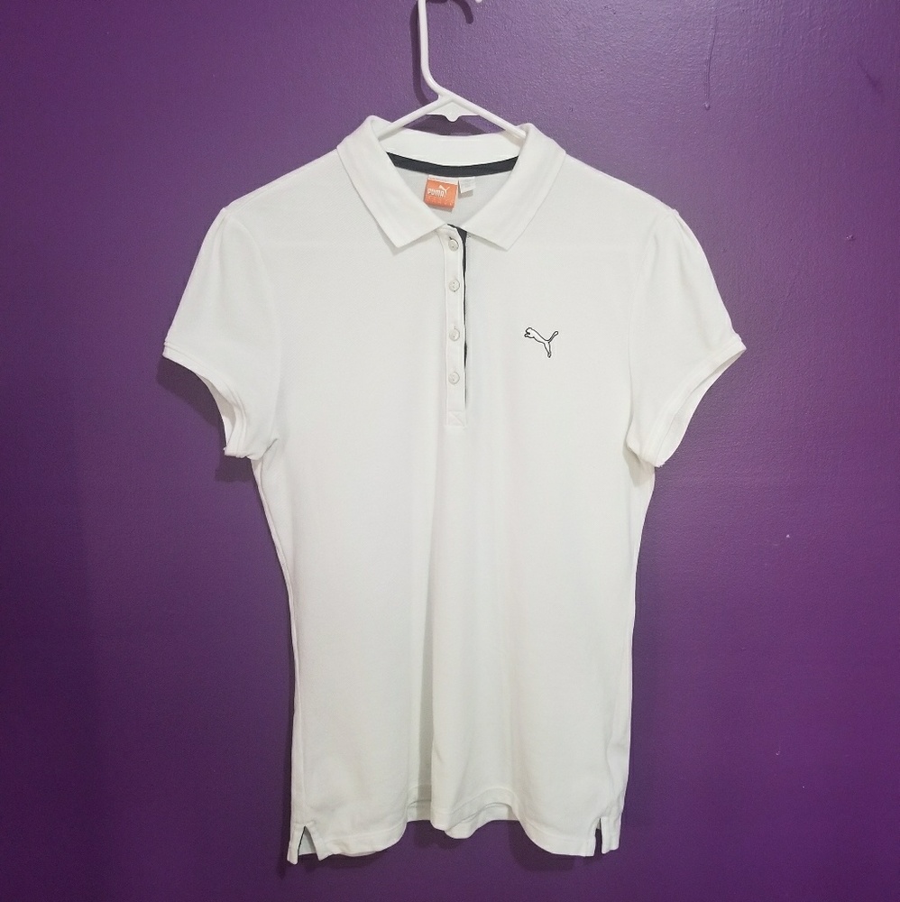 FINAL SALE!! Puma Women White Polo Shirt
